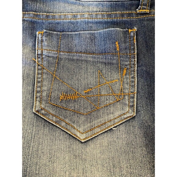 Allen B WomansShort Shorts Size 12 Distressed Daisy Dukes w/fringed Edge - Picture 4 of 9